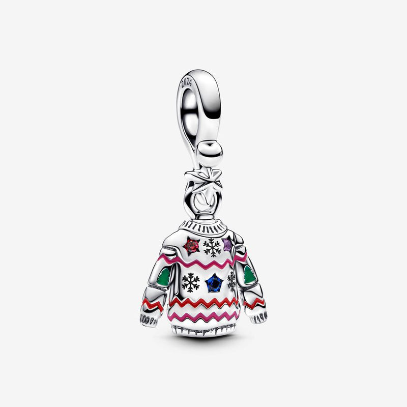 Pandora Sterling Silver Christmas Jumper Dangle Charm