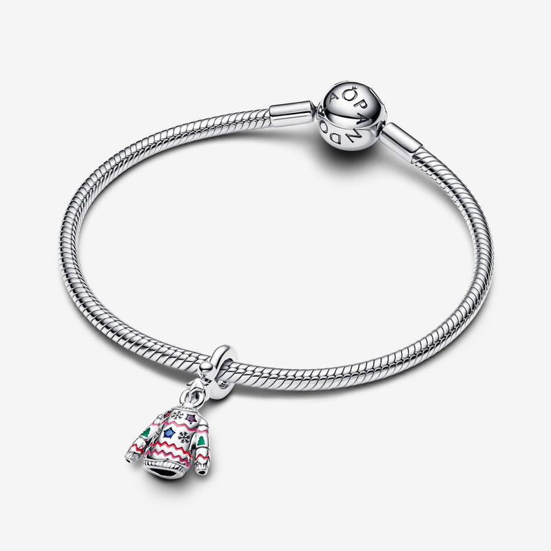 Pandora Sterling Silver Christmas Jumper Dangle Charm