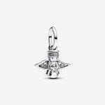 Pandora Sterling Silver Angel W Clear Cz Dangle Charm