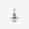 Pandora Sterling Silver Angel W Clear Cz Dangle Charm