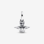 Pandora Sterling Silver Angel W Clear Cz Dangle Charm