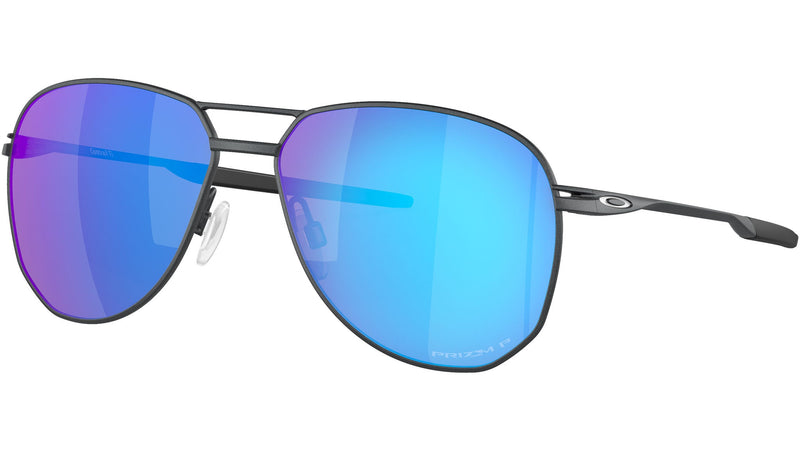 Oakley Contrail TI Satin Light Steel W/ Prizm Sapphire Polarized