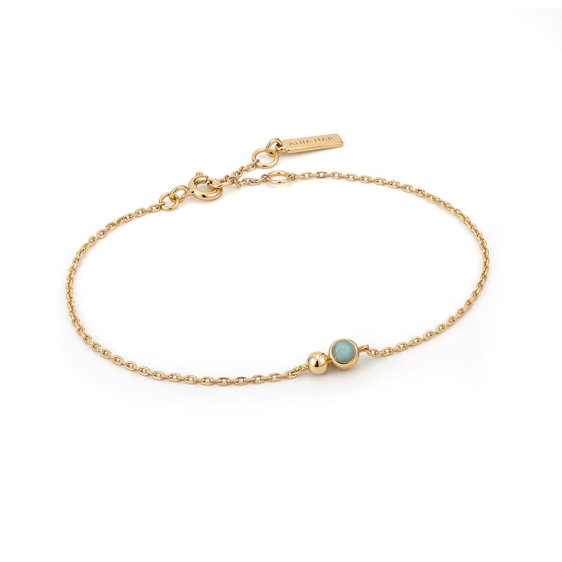 Ania Haie Spaced Gold Amazonite 16.5+2cm Bracelet