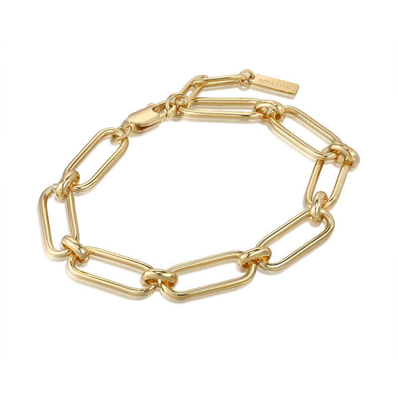 Ania Haie Link Up Gold Chunky Link16.5+2cm Bracelet