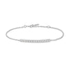 Ania Haie Vogue Gold/Silver Cz Pave Bar 16.5+2cm Bracelet