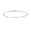 Ania Haie Dainty Gold/Silver Pearl Station 16.5+2cm Bracelet