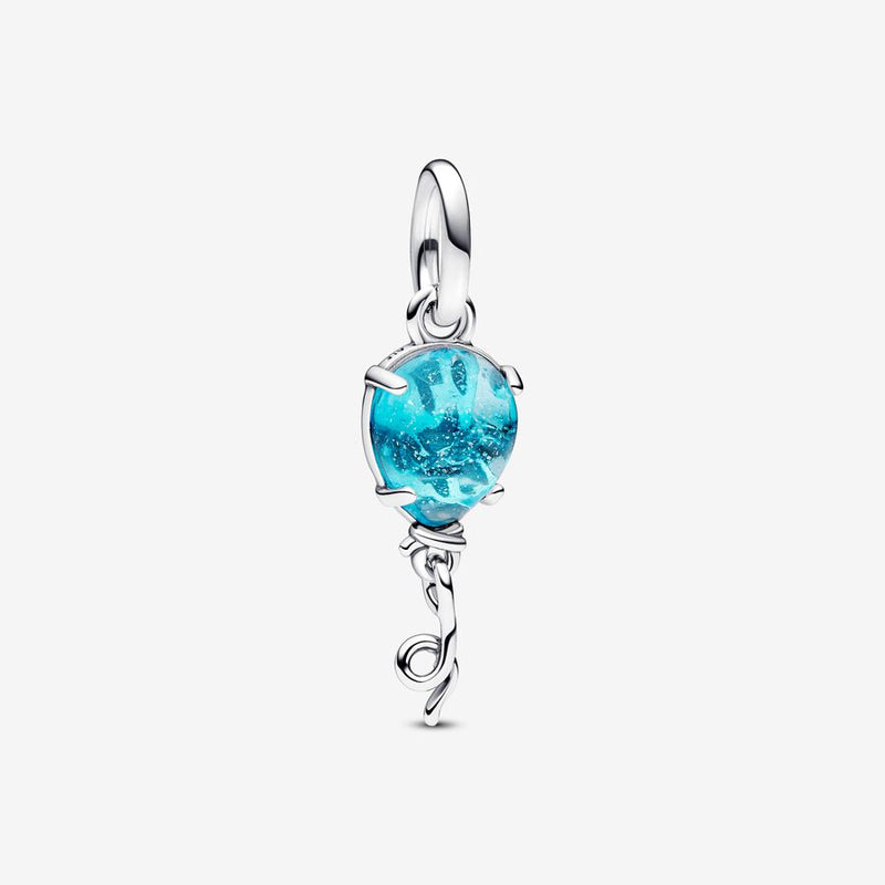 Pandora Blue Murano Glass Balloon Dangle Charm