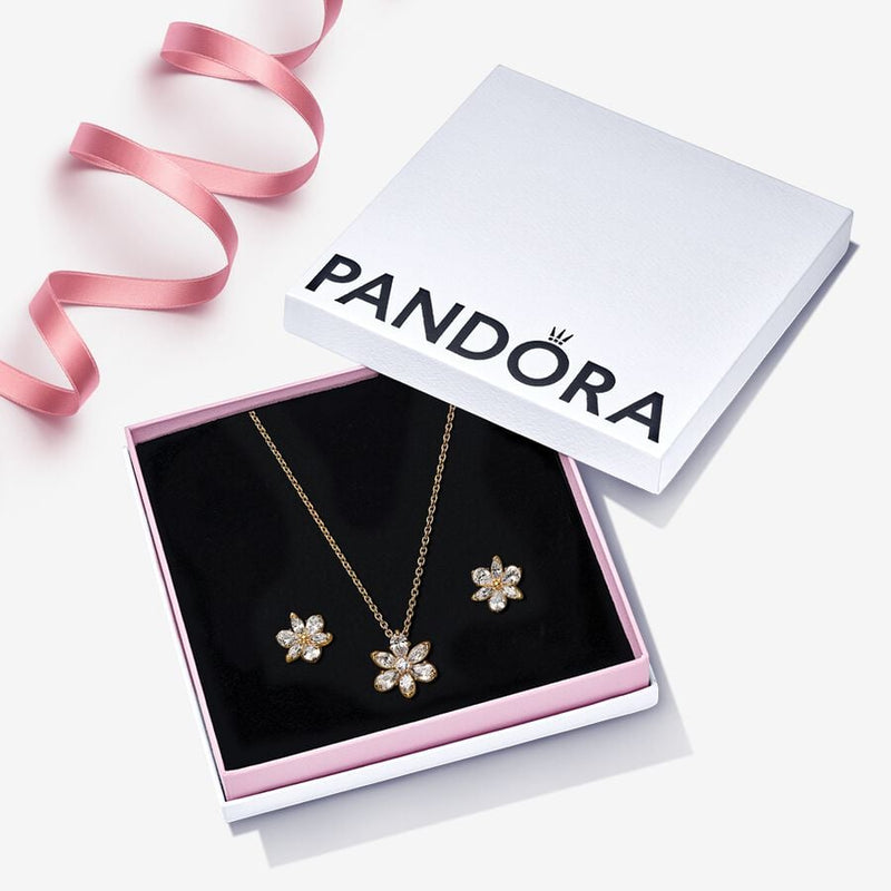 Pandora Sparkling Herbarium Jewellery Gift Set
