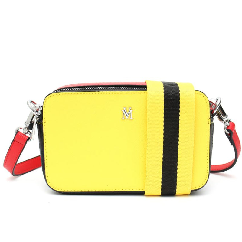 Vera May Barnett Vegan Fashion Yellow Crossbody Handbag