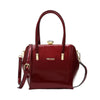 VERA MAY BRYSON SHINY PATENT VEGAN RED HANDBAG