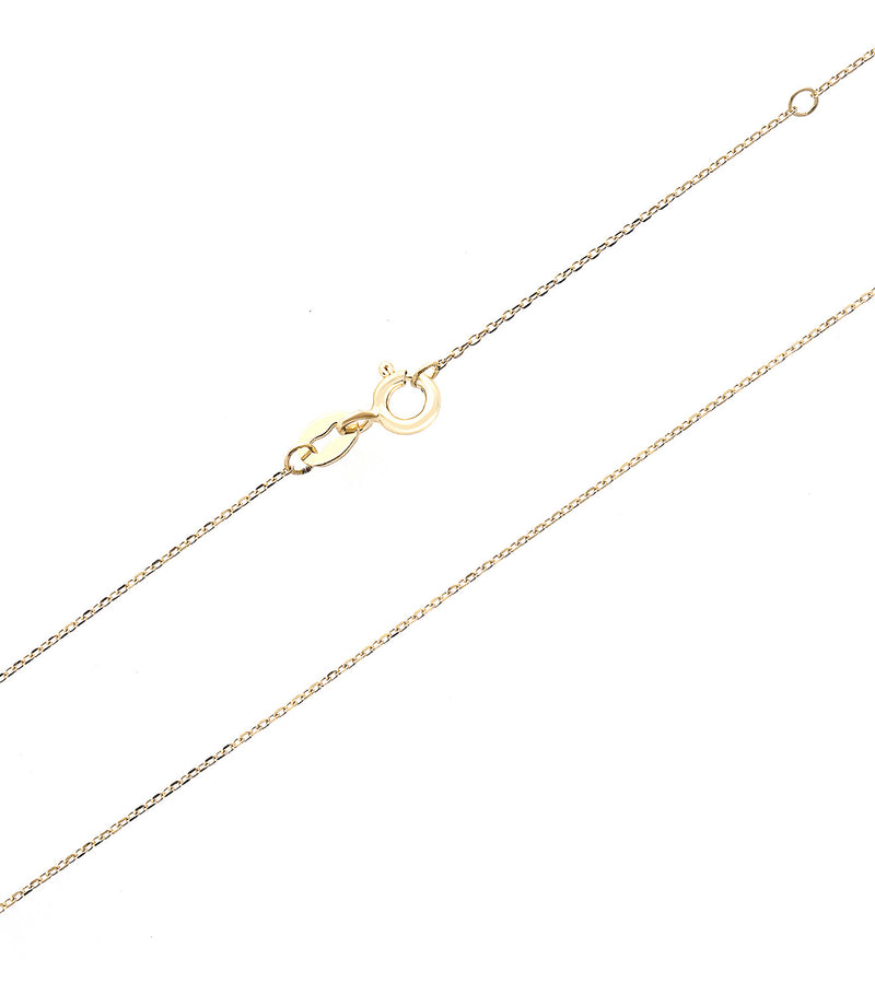 Nirvana DGA 9Ct Y/G Fine Cable Chain 40-45Cm