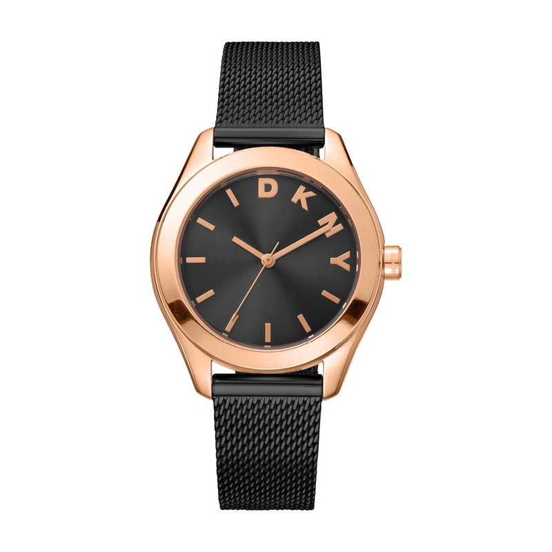DKNY Astoria Logo Blk Di Ipb Blet 34Mm Watches