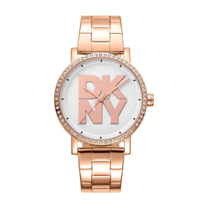 DKNY Soho Logo Silv Di Ipg Blet 36Mm Watches