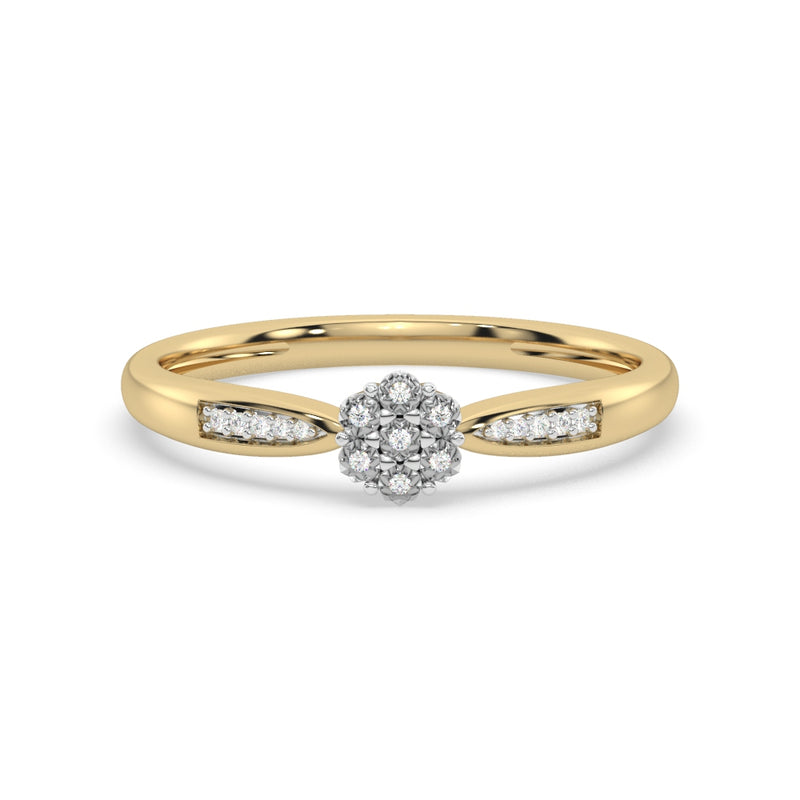 Nirvana 9ct Y/G 0.04ctGH I1 1G Diamond Ring