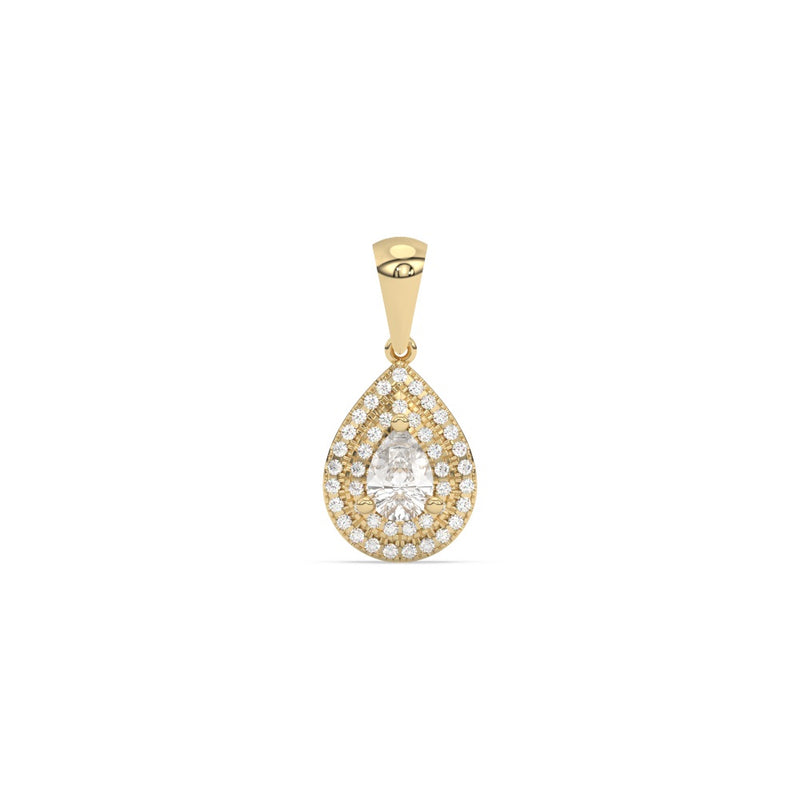 Nirvana 9ct Y/G 0.24CT GH I1 0.58G Diamond Pendant
