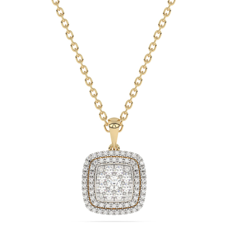 Nirvana 9ct Y/G 0.27ct GH I1 0.865G Diamond Pendant