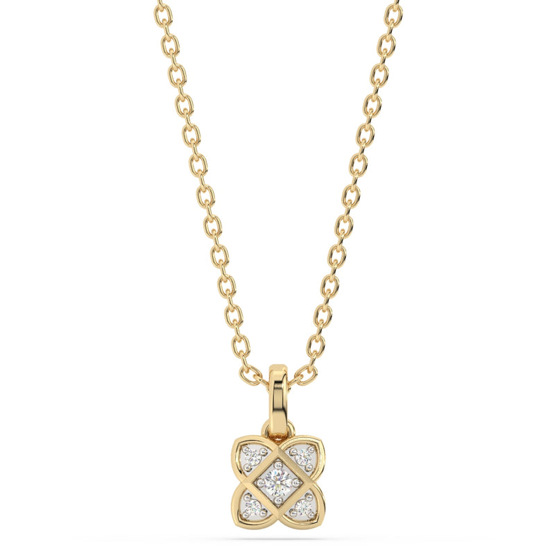 Nirvana 9ct Y/G 0.06ct Dia GH I1 0.474G Diamond Pendant