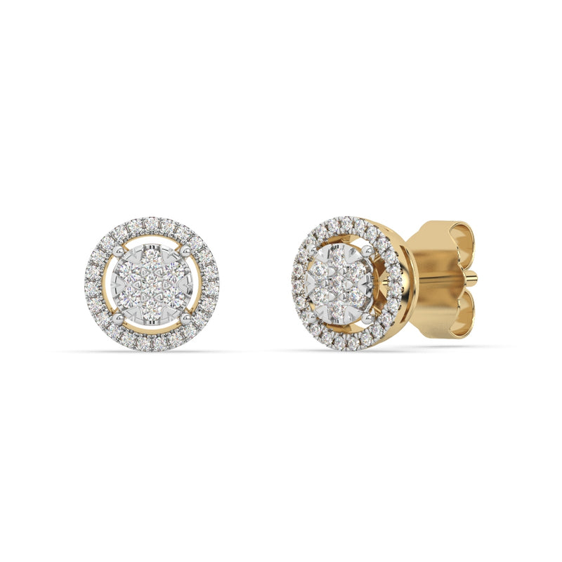 Nirvana 9ct Y/G 0.17CTGH I1 0.927G Diamond Earring