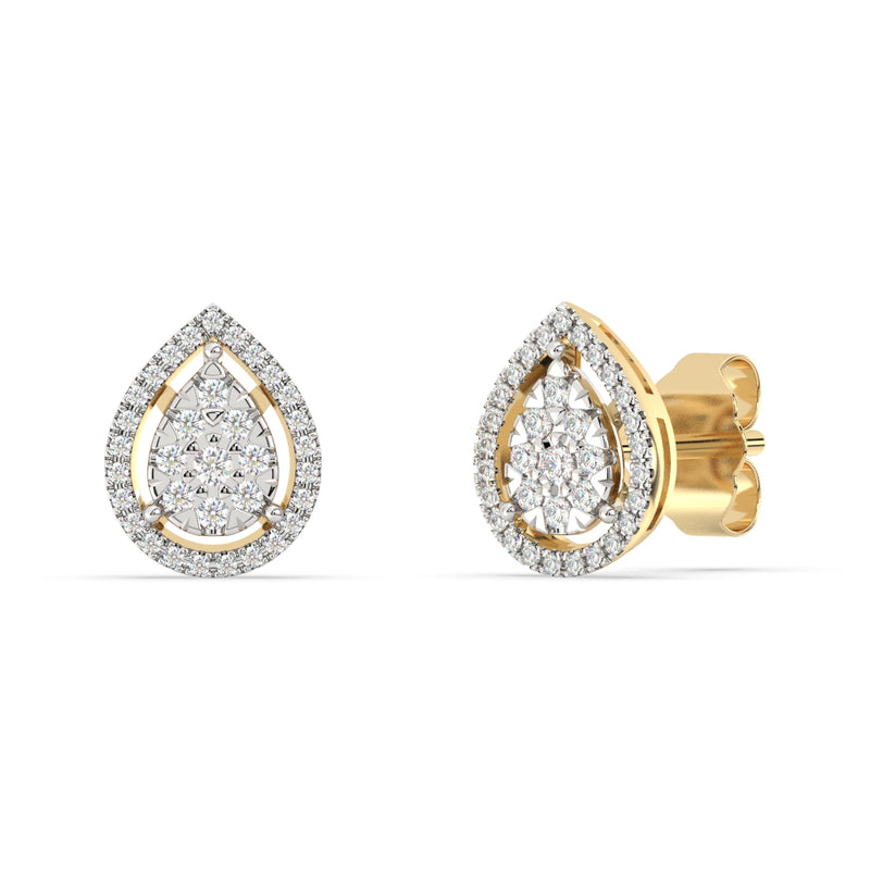 Nirvana 9ct Y/G 0.18CTGH I1 1.088G Diamond Earring
