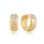 Ania Haie Muse Cz Thick Huggie Earring