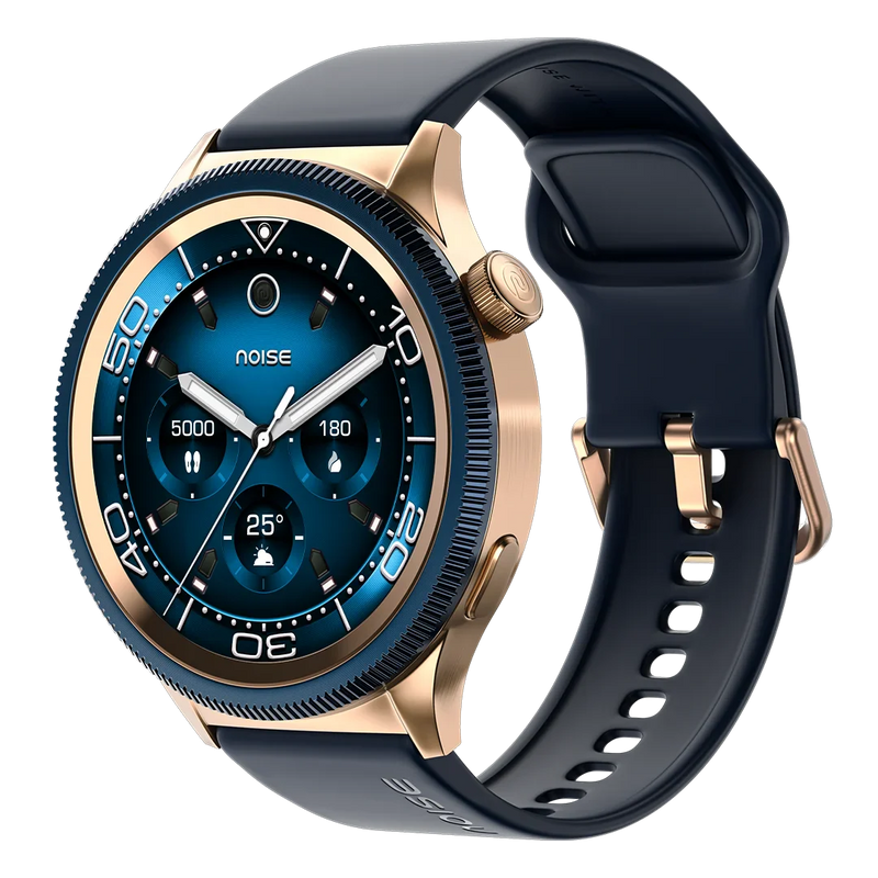 Noise NoiseFit Halo 2 Smartwatch - Gold Blue