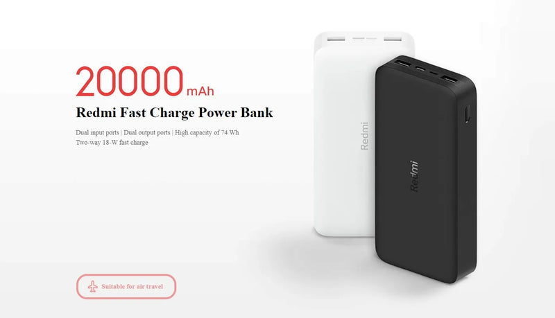 Redmi 18W Fast Charger 20,000Mah Powerbank