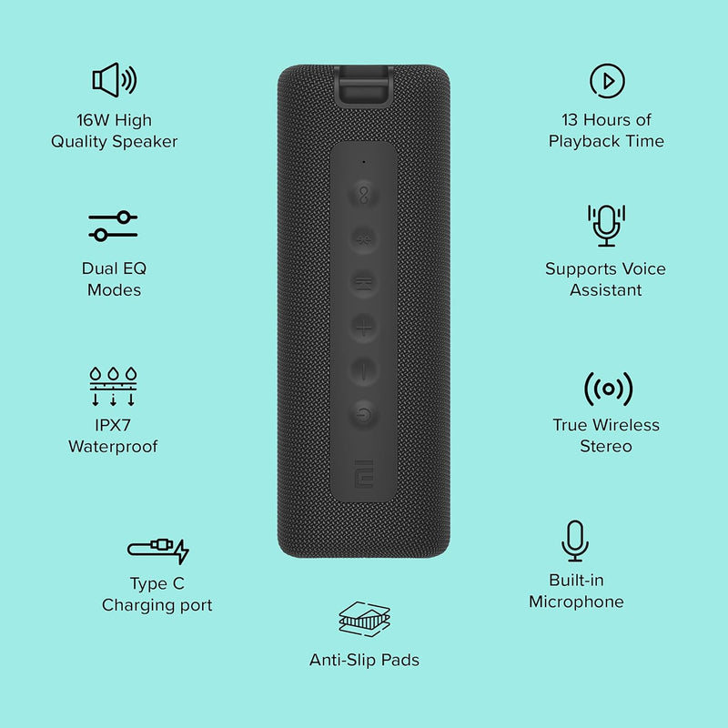 MI Portable Bluetooth Speaker 16W BLACK