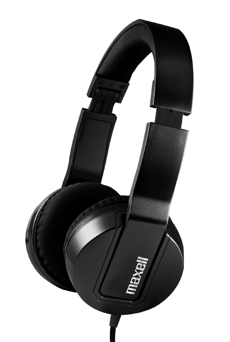 Maxell SMS-10 Solid2 Metalz Mid Size Headphone Obsidian