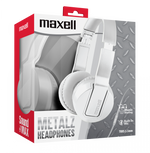 Maxell SMS-10 Solid2 Metalz Mid Size Headphone Pearl