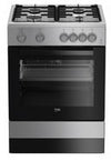 Beko 60cm Gas Cooker W Electric Grill FSG62110DSCS