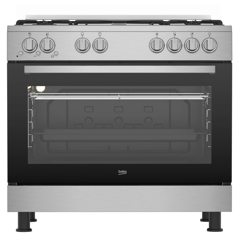 Beko 90cm FS Cooker GG15120FX