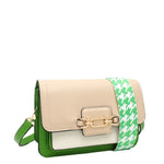 VERA MAY ELIO VEGAN GREEN HANDBAG