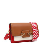 VERA MAY ELIO VEGAN RED HANDBAG