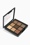 Chi Chi Eye Palette 9 shade - Cool Browns