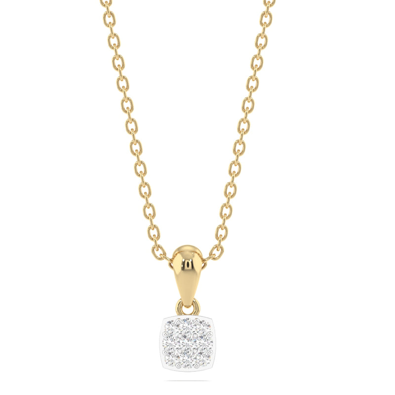 Nirvana 9ct Y/G 0.15CT GH I1 0.32G Diamond Pendant