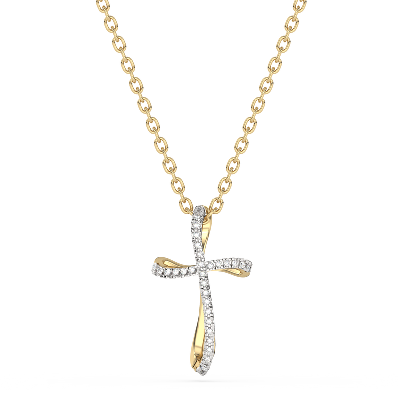 Nirvana 9ct YG 0.005ct Diamond Pendant