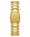 Guess Gold Tone Case Gold Tone Stainless Steel Watch