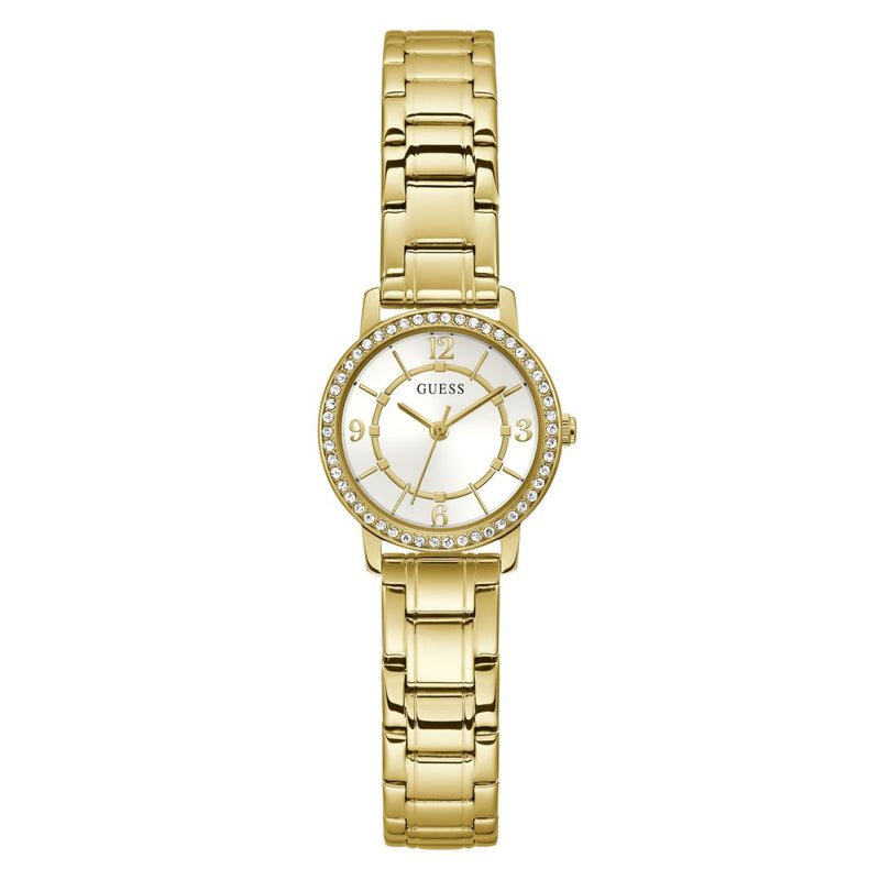 Guess Gold Stainless Steel Strap Watch