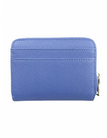 Saffiano-Effect Zip-Around Coin and Card Holder