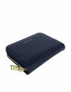 Saffiano-Effect Zip-Around Coin and Card Holder