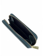 Saffiano-Effect Zip-Around Coin and Card Holder