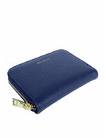 Saffiano-Effect Zip-Around Coin and Card Holder