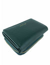 Saffiano-Effect Compact Tri-Fold Wallet