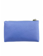 Saffiano-Effect Coin Pouch with Keyring