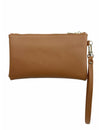 Mel & Co  Saffiano-Effect Wristlet Pouch