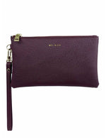 Mel & Co  Saffiano-Effect Wristlet Pouch