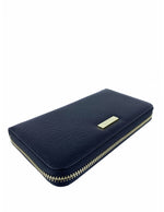 Mel & Co Saffiano Leatherette Zip-Around Long Wallet