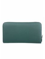 Mel & Co Saffiano Leatherette Zip-Around Long Wallet