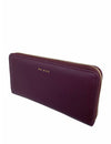 Mel & Co Saffiano-Effect Zip-Around Wallet