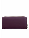 Mel & Co Saffiano-Effect Zip-Around Wallet